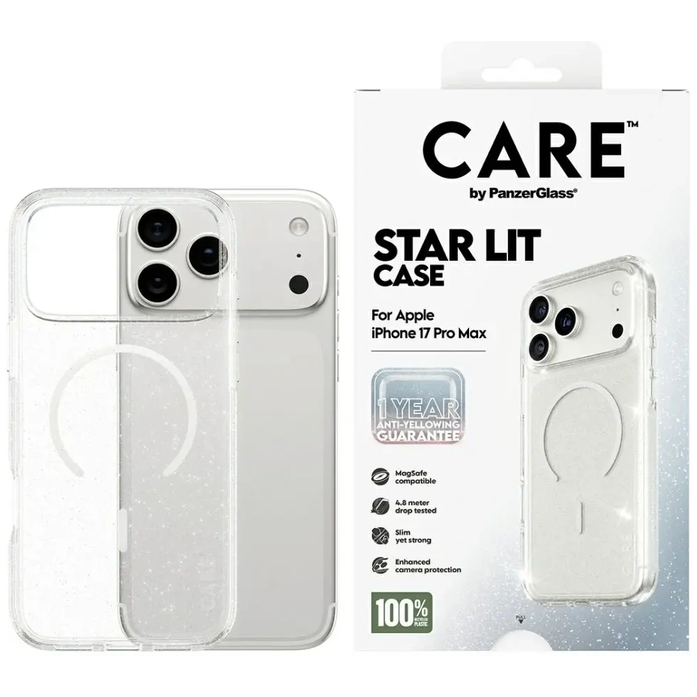 Etui CARE by PanzerGlass Flagship Urban Explorer w. White MagSafe do Apple iPhone 17 Pro Max Star Lit