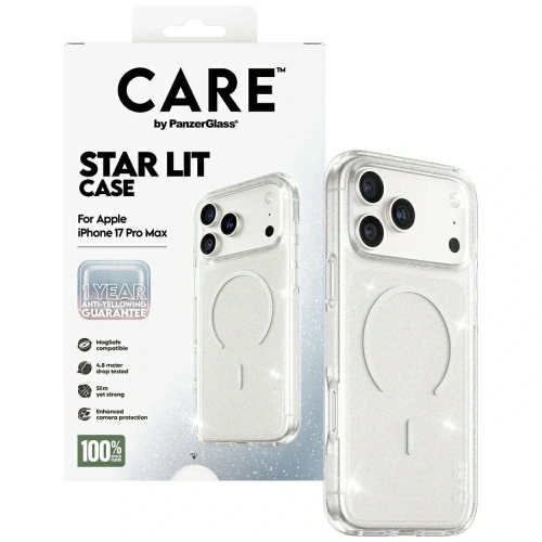 Etui CARE by PanzerGlass Flagship Urban Explorer w. White MagSafe do Apple iPhone 17 Pro Max Star Lit