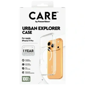 Etui CARE by PanzerGlass Flagship Urban Explorer w. White MagSafe do Apple iPhone 17 Pro przezroczysty