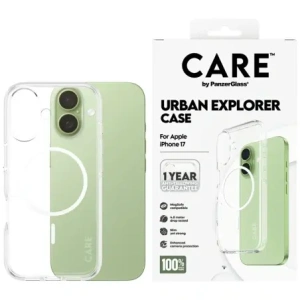 Etui CARE by PanzerGlass Flagship Urban Explorer w. White MagSafe do Apple iPhone 17 przezroczysty