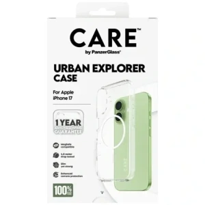 Etui CARE by PanzerGlass Flagship Urban Explorer w. White MagSafe do Apple iPhone 17 przezroczysty
