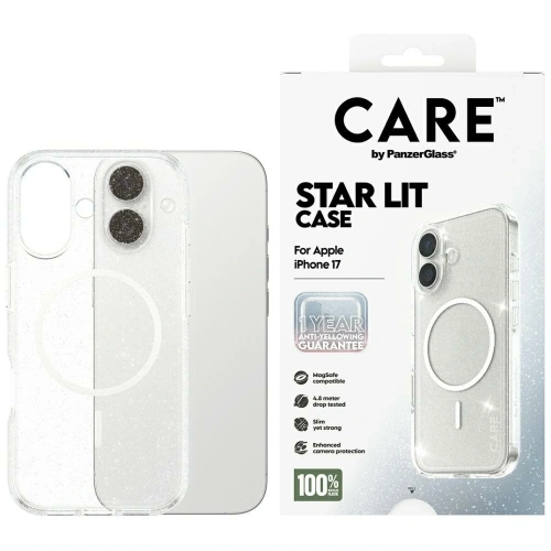 Etui CARE by PanzerGlass Flagship Urban Explorer w. White MagSafe do Apple iPhone 17 Star Lit