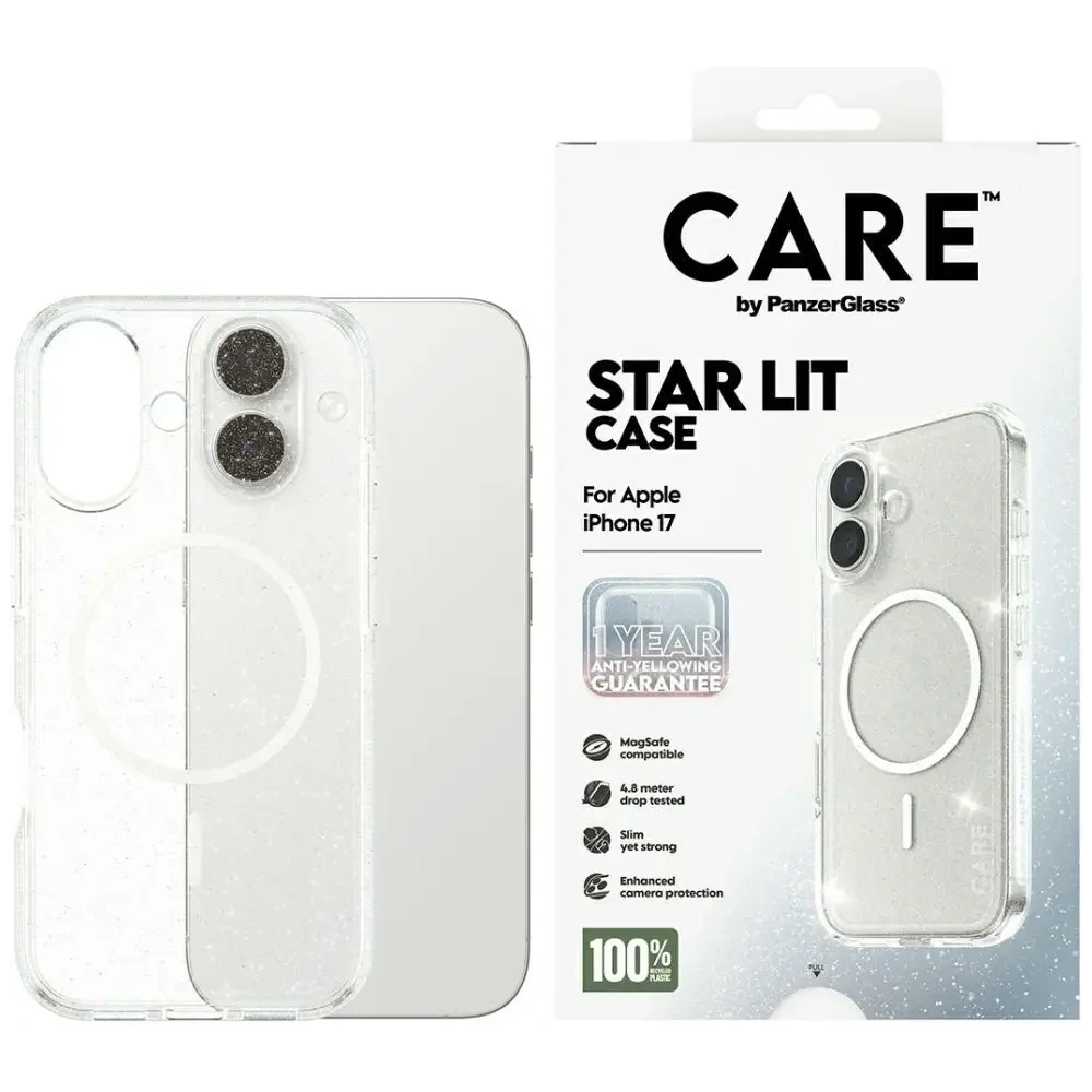 Etui CARE by PanzerGlass Flagship Urban Explorer w. White MagSafe do Apple iPhone 17 Star Lit