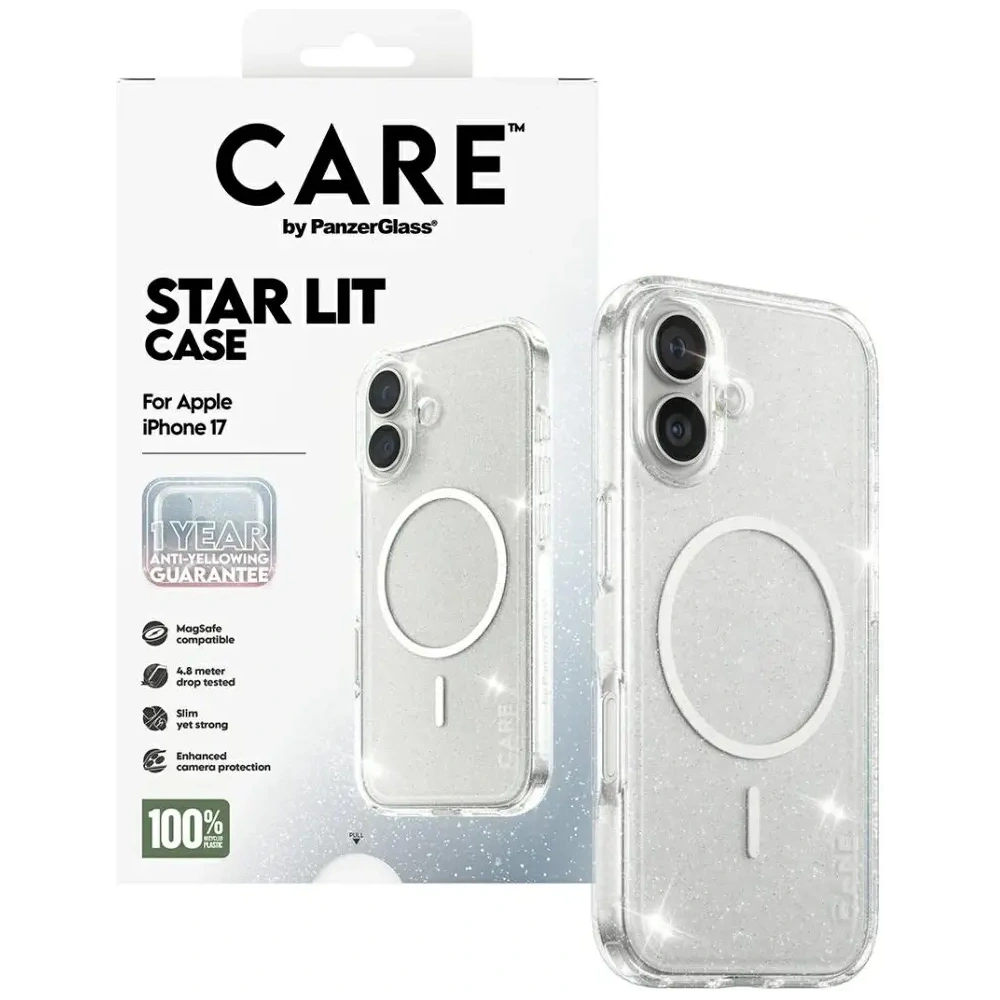 Etui CARE by PanzerGlass Flagship Urban Explorer w. White MagSafe do Apple iPhone 17 Star Lit