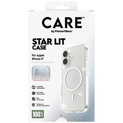 Etui CARE by PanzerGlass Flagship Urban Explorer w. White MagSafe do Apple iPhone 17 Star Lit