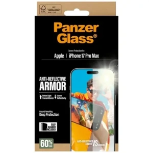 Szkło hartowane PanzerGlass Armor Anti-Reflective EasyAligner do Apple iPhone 17 Pro Max