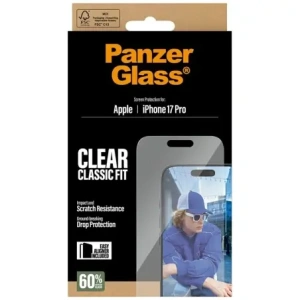 Szkło hartowane PanzerGlass Classic Fit EasyAligner do Apple iPhone 17 Pro