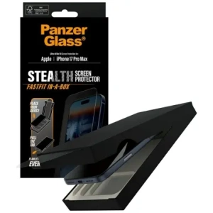 Szkło hartowane PanzerGlass Stealth Ultra-Wide Fit Fastfit do Apple iPhone 17 Pro Max