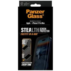 Szkło hartowane PanzerGlass Stealth Ultra-Wide Fit Fastfit do Apple iPhone 17 Pro Max