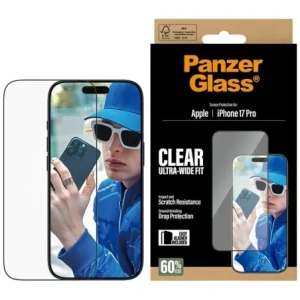 Szkło hartowane PanzerGlass Ultra-Wide Fit EasyAligner do Apple iPhone 17 Pro