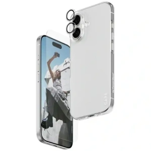 Zestaw ochronny CARE by PanzerGlass Fashionable Combo 3w1 Etui+Szkło+Lens do Apple iPhone 17