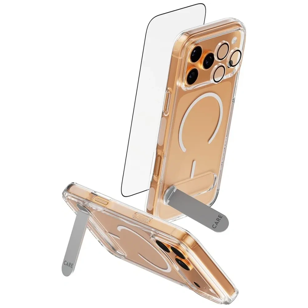 Zestaw ochronny CARE by PanzerGlass Feature Kick 3w1 Etui+Szkło+Lens do Apple iPhone 17 Pro Max