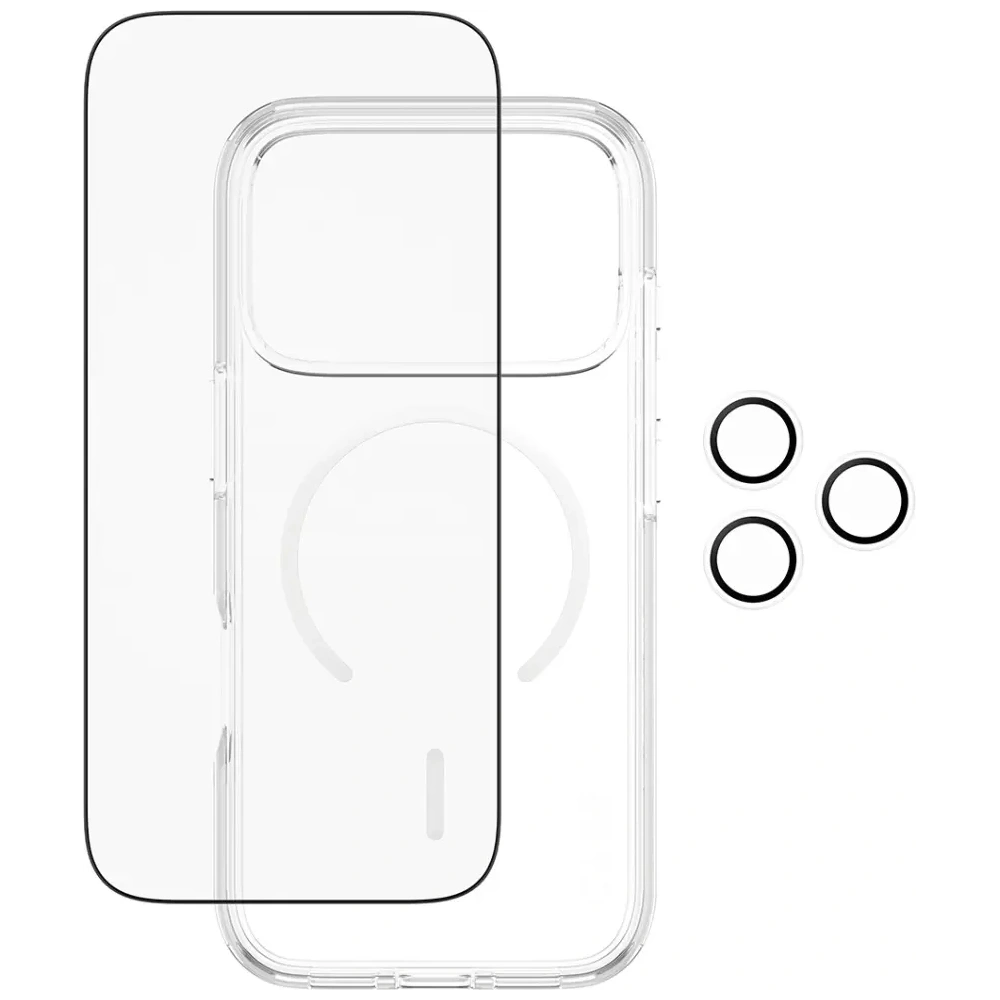 Zestaw ochronny CARE by PanzerGlass Flagship Explorer 3w1 Etui+Szkło+Lens do Apple iPhone 17 Pro