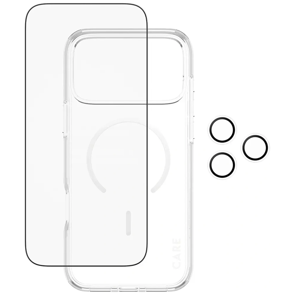 Zestaw ochronny CARE by PanzerGlass Flagship Explorer 3w1 Etui+Szkło+Lens do Apple iPhone 17 Pro Max