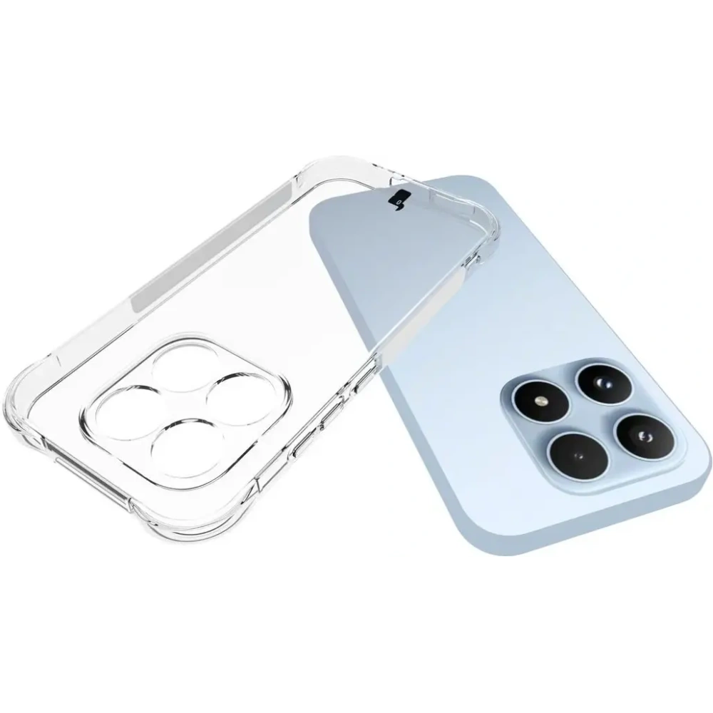 Elastyczne etui + 2x szkło hartowane Bizon Case Clear Pack do Xiaomi 17