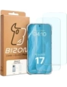Elastyczne etui + 2x szkło hartowane Bizon Case Clear Pack do Xiaomi 17