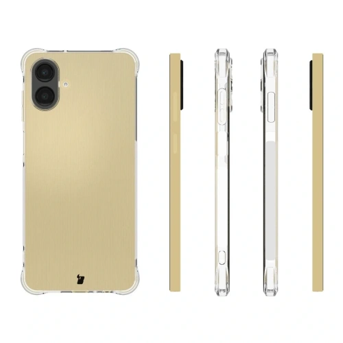 Elastyczne etui + 2x folia na ekran Bizon Case Clear Pack do Samsung Galaxy A07 4G