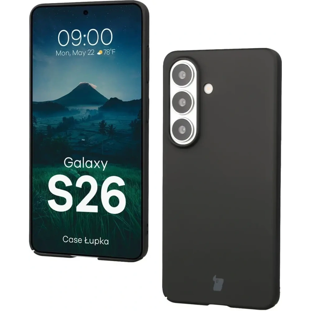 Etui Bizon Case Łupka do Samsung Galaxy S26 czarne