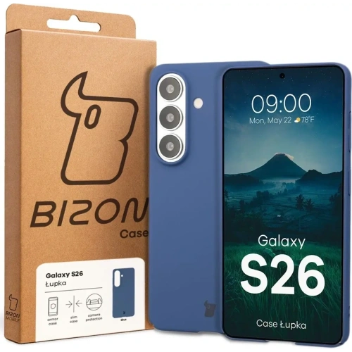 Etui Bizon Case Łupka do Samsung Galaxy S26 niebieskie