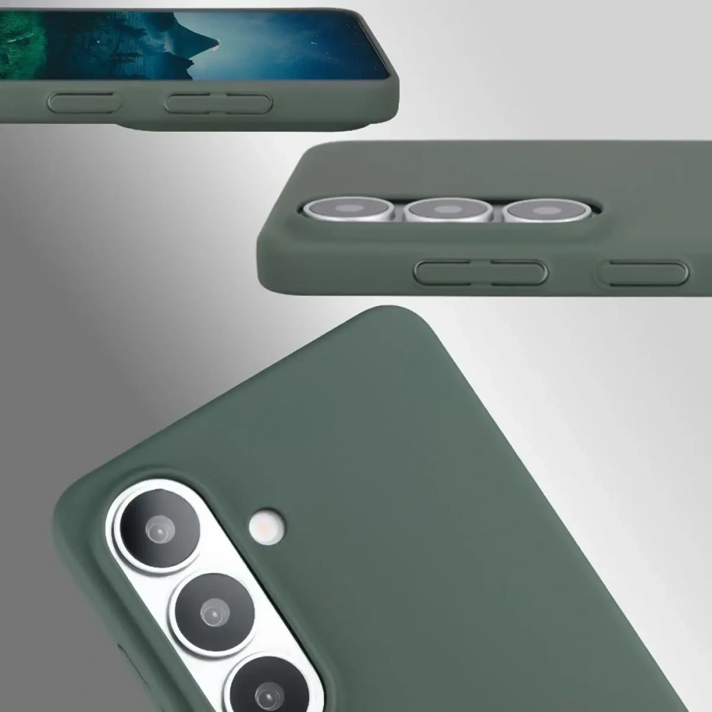 Etui Bizon Case Łupka do Samsung Galaxy S26 zielone