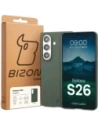 Etui Bizon Case Łupka do Samsung Galaxy S26 zielone
