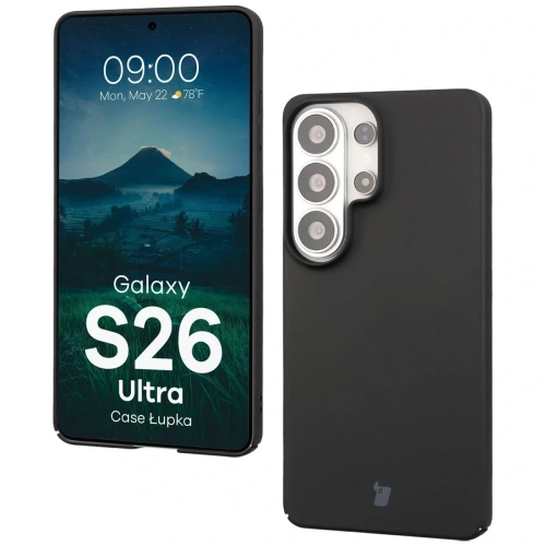 Etui Bizon Case Łupka do Samsung Galaxy S26 Ultra czarne