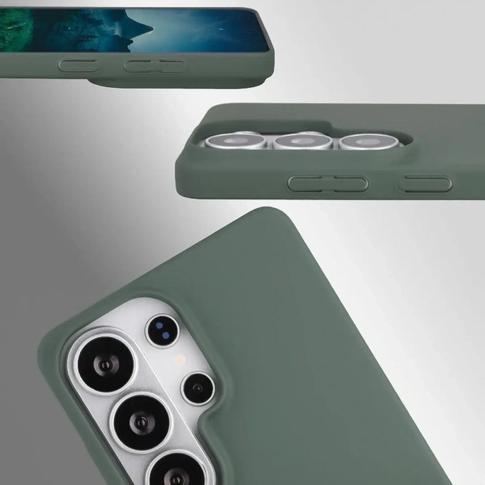 Etui Bizon Case Łupka do Samsung Galaxy S26 Ultra zielone