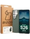 Etui Bizon Case Łupka do Samsung Galaxy S26 Ultra zielone