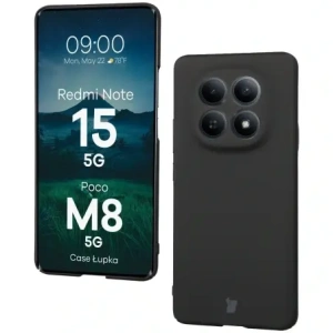 Etui Bizon Case Łupka do Xiaomi Redmi Note 15 / POCO M8 5G czarne