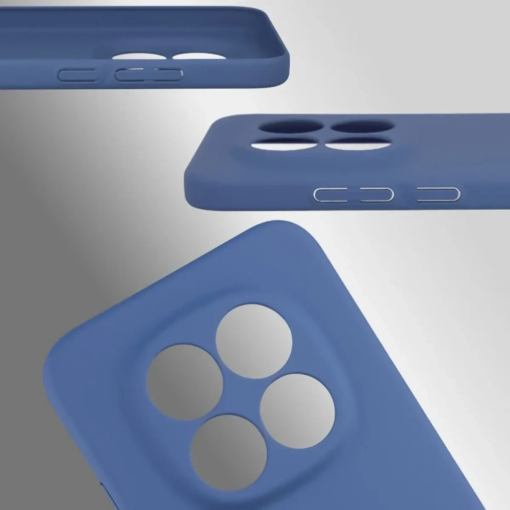 Etui Bizon Case Łupka do Xiaomi Redmi Note 15 Pro 5G niebieskie