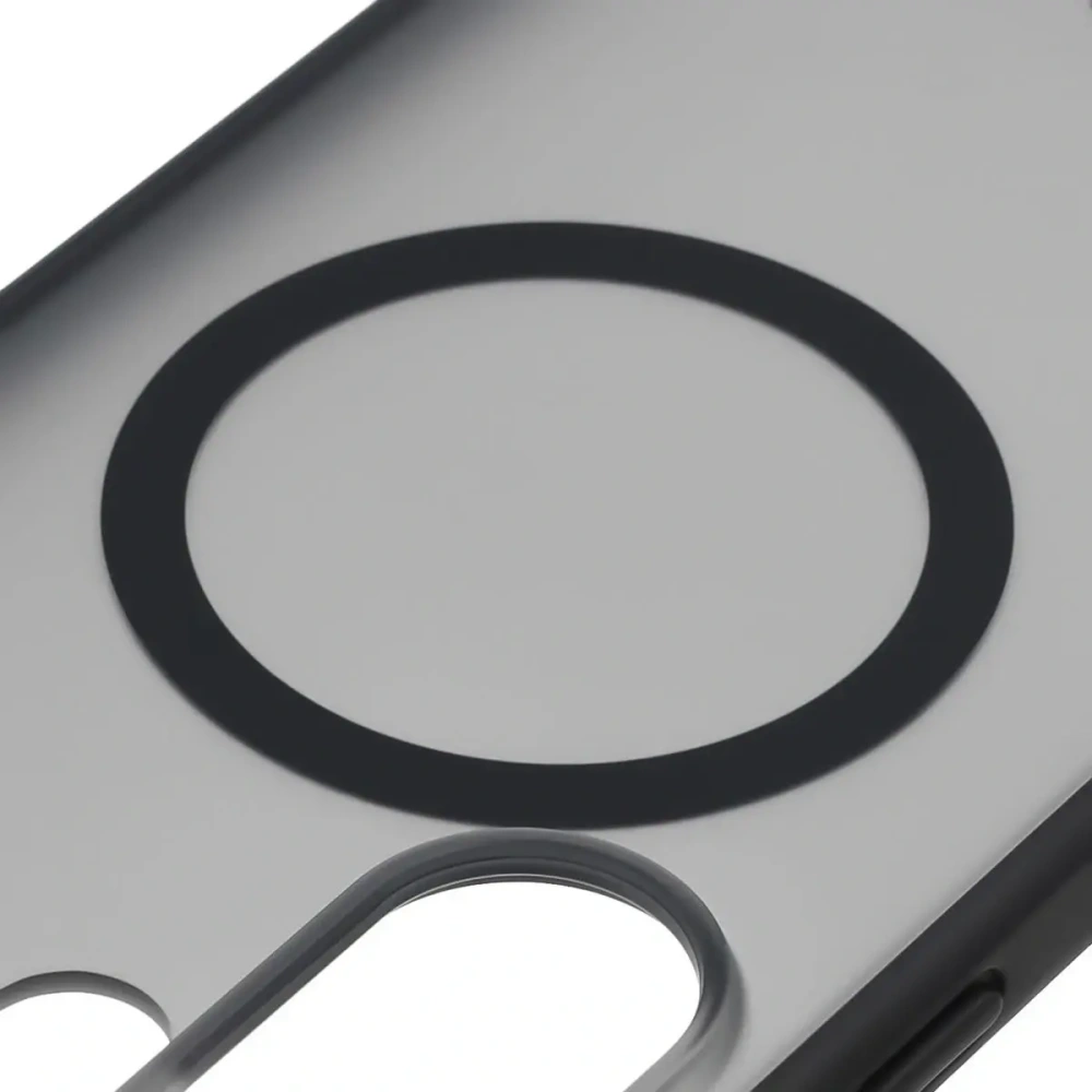 Etui z pierścieniem magnetycznym + szkło hartowane Bizon MatteO Pack do Samsung Galaxy S26 Ultra przydymione-czarne