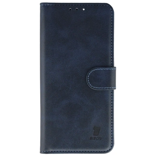 Etui z klapką Bizon Case Pocket do Oppo Reno 15 F / FS granatowe
