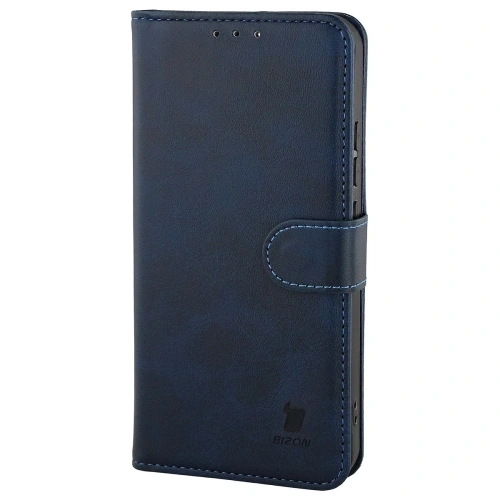 Etui z klapką Bizon Case Pocket do Oppo Reno 15 F / FS granatowe