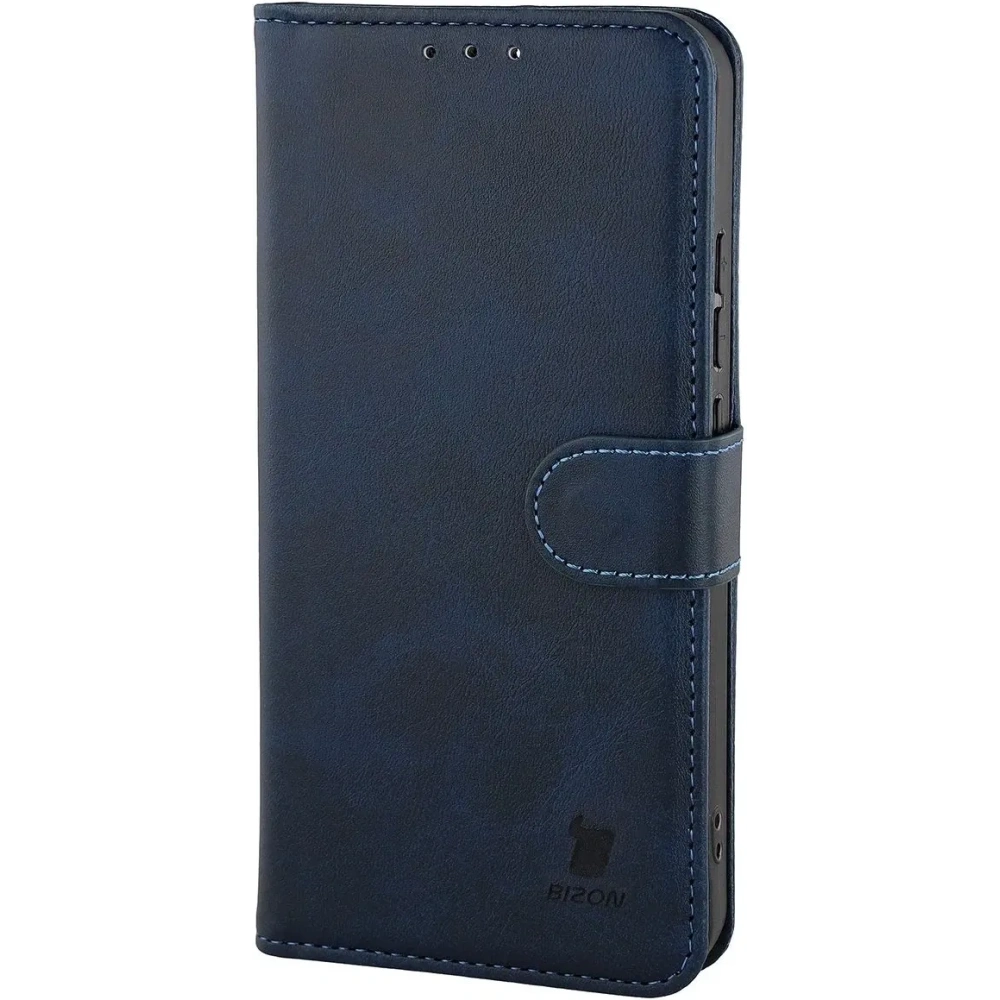Etui z klapką Bizon Case Pocket do Oppo Reno 15 F / FS granatowe