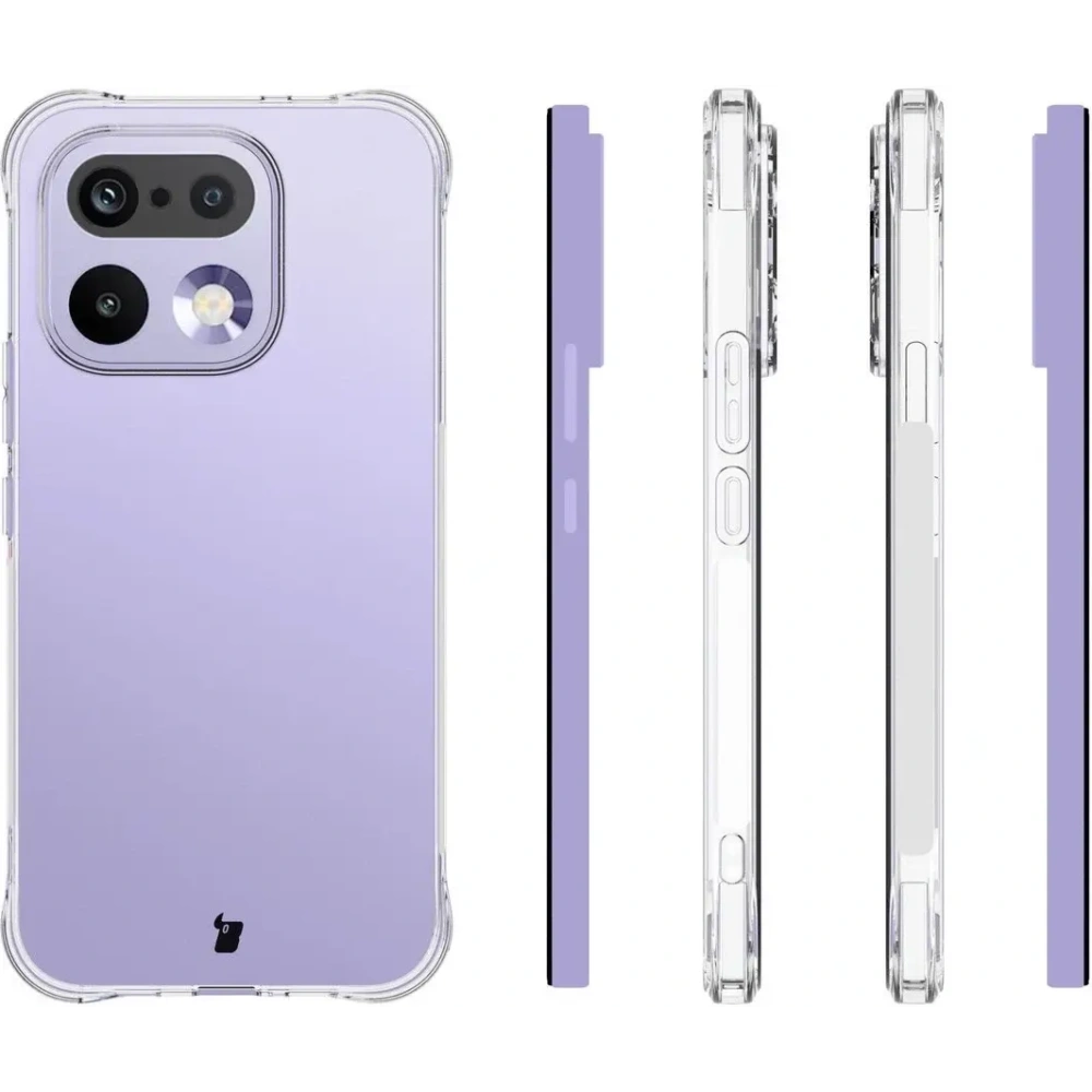 Elastyczne etui Bizon Case Salpa do Realme 16 Pro 5G przezroczyste