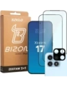 2x Szkło + szybka na aparat Bizon Edge Pack do Xiaomi 17