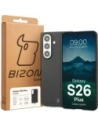 Etui Bizon Case Łupka do Samsung Galaxy S26+ Plus czarne