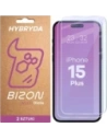 Elastyczne szkło hybrydowe Bizon Glass Mule Duo do Apple iPhone 15 Plus [2 PACK]