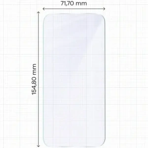 Elastyczne szkło hybrydowe Bizon Glass Mule Duo do Apple iPhone 15 Plus [2 PACK]