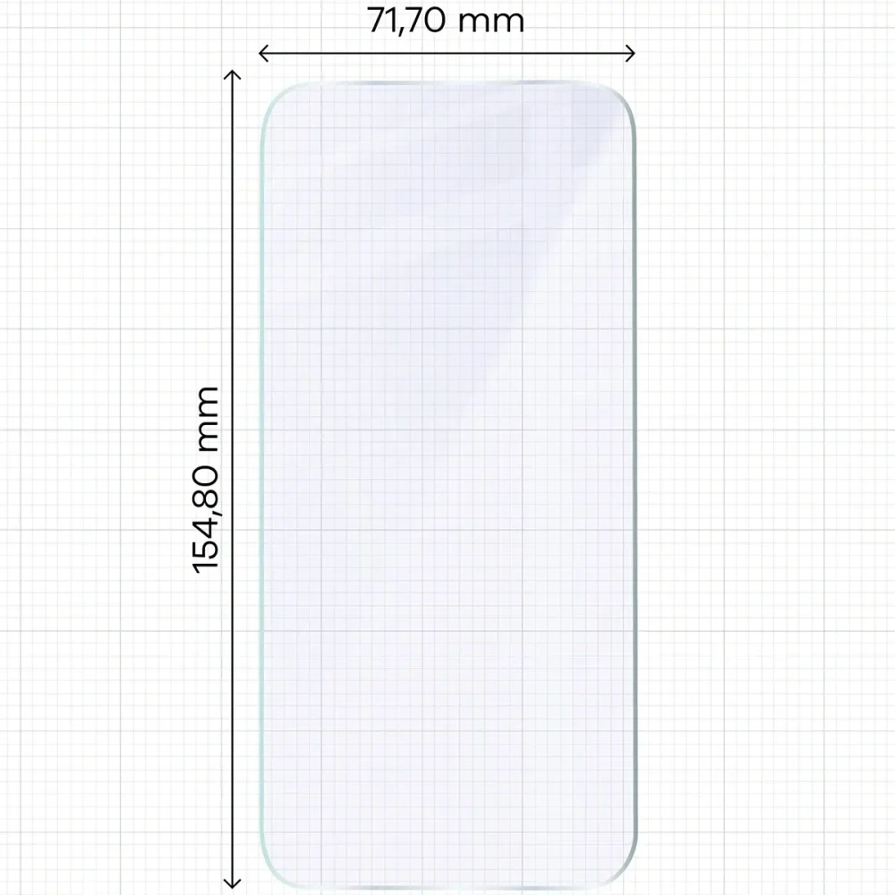 Elastyczne szkło hybrydowe Bizon Glass Mule Duo do Apple iPhone 15 Plus [2 PACK]