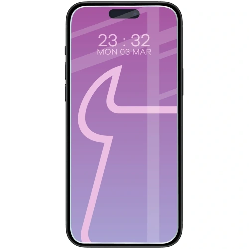 Elastyczne szkło hybrydowe Bizon Glass Mule Duo do Apple iPhone 15 Plus [2 PACK]