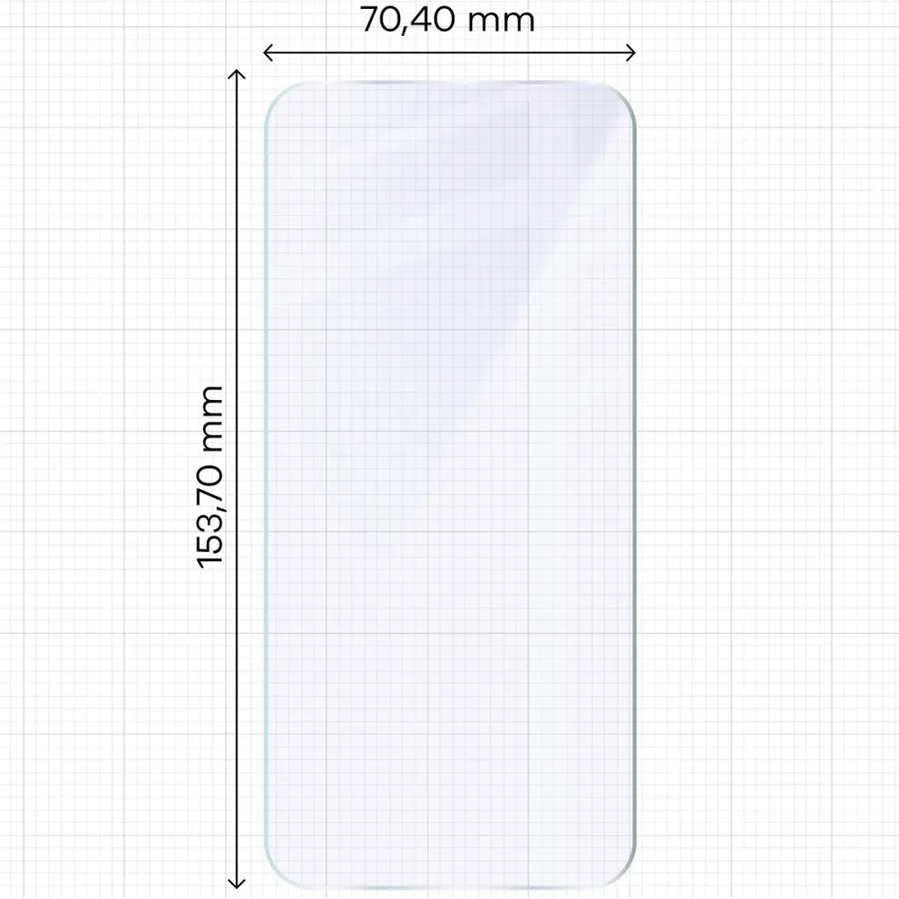 Elastyczne szkło hybrydowe Bizon Glass Mule Duo do Oppo Find X9 [2 PACK]