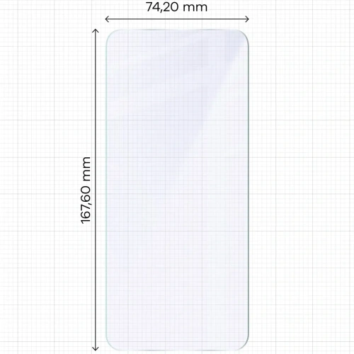 Elastyczne szkło hybrydowe Bizon Glass Mule Duo do Xiaomi POCO M7 5G [2 PACK]