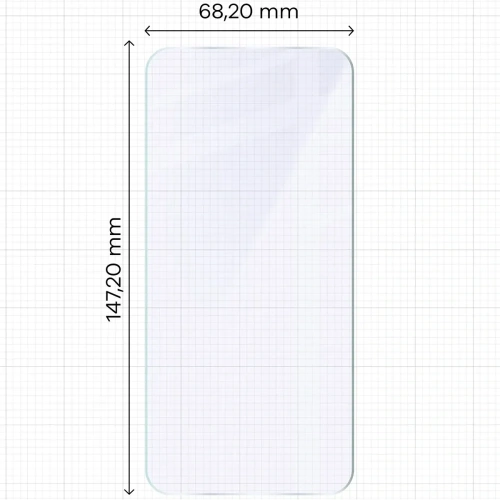 Elastyczne szkło hybrydowe Bizon Glass Mule Duo do Vivo X300 [2 PACK]