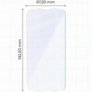 Elastyczne szkło hybrydowe Bizon Glass Mule Duo do Apple iPhone 16e [2 PACK]