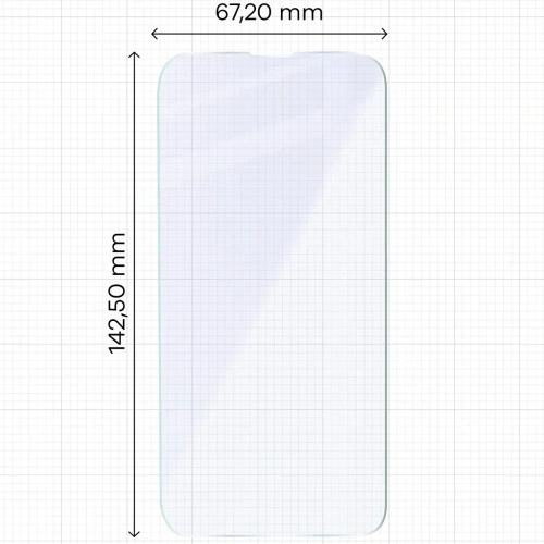 Elastyczne szkło hybrydowe Bizon Glass Mule Duo do Apple iPhone 16e [2 PACK]