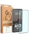 Etui z pierścieniem magnetycznym + szkło hartowane Bizon MatteO Pack do Samsung Galaxy A57 5G przydymione-beżowe