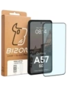 Etui z pierścieniem magnetycznym + szkło hartowane Bizon MatteO Pack do Samsung Galaxy A57 5G przydymione-czarne