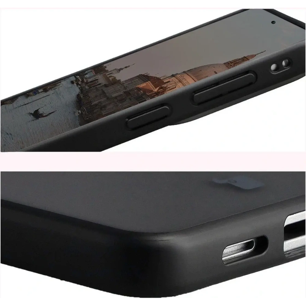 Etui z pierścieniem magnetycznym + szkło hartowane Bizon MatteO Pack do Samsung Galaxy S26+ Plus przydymione-czarne