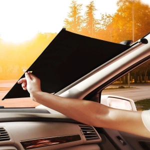 Napellenző Baseus Auto Close az autó első szélvédőjére, 58 cm-ig (ezüst)
